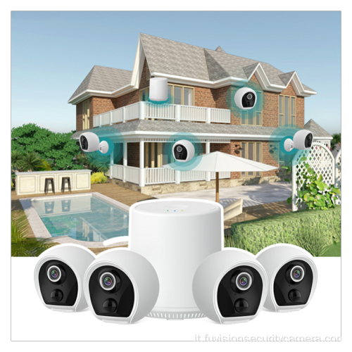 Nuovo design Samrt Home Wifi Kit di telecamere di sicurezza